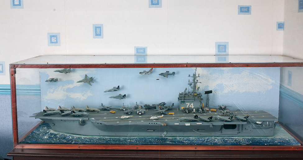 David's aircraft carrier model 